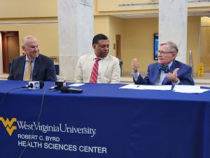 Gupta, Marsh, Gee field press questions on addiction issues